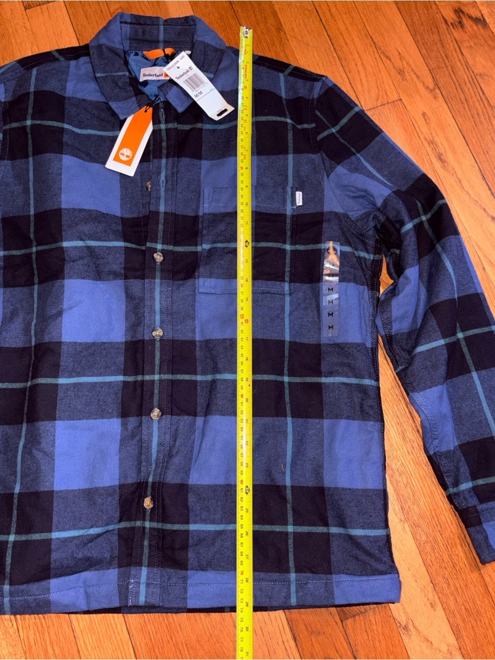 Timberland long-sleeve plaid flannel - Picture 6 of 13